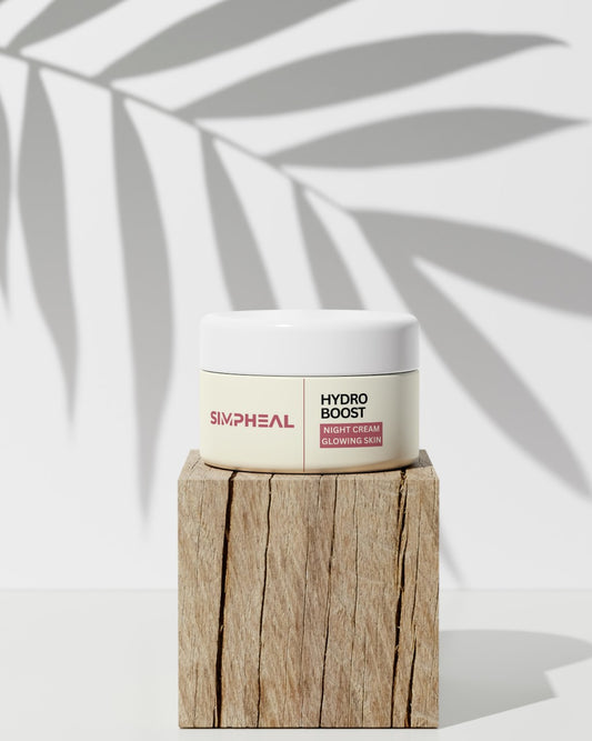 Simpheal Green Tea & Licorice Night Cream | Hydration + Gentle Exfoliation | For Oily & Combination Skin | 50ml