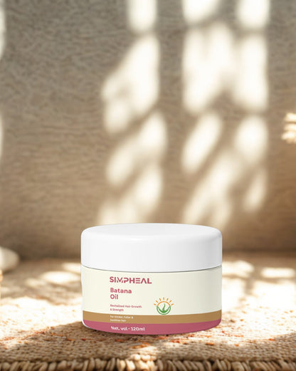 Simpheal Pure Batana Oil | Revitalized Hair Growth & Strength Booster | 100g | For Stronger, Healthier Hair