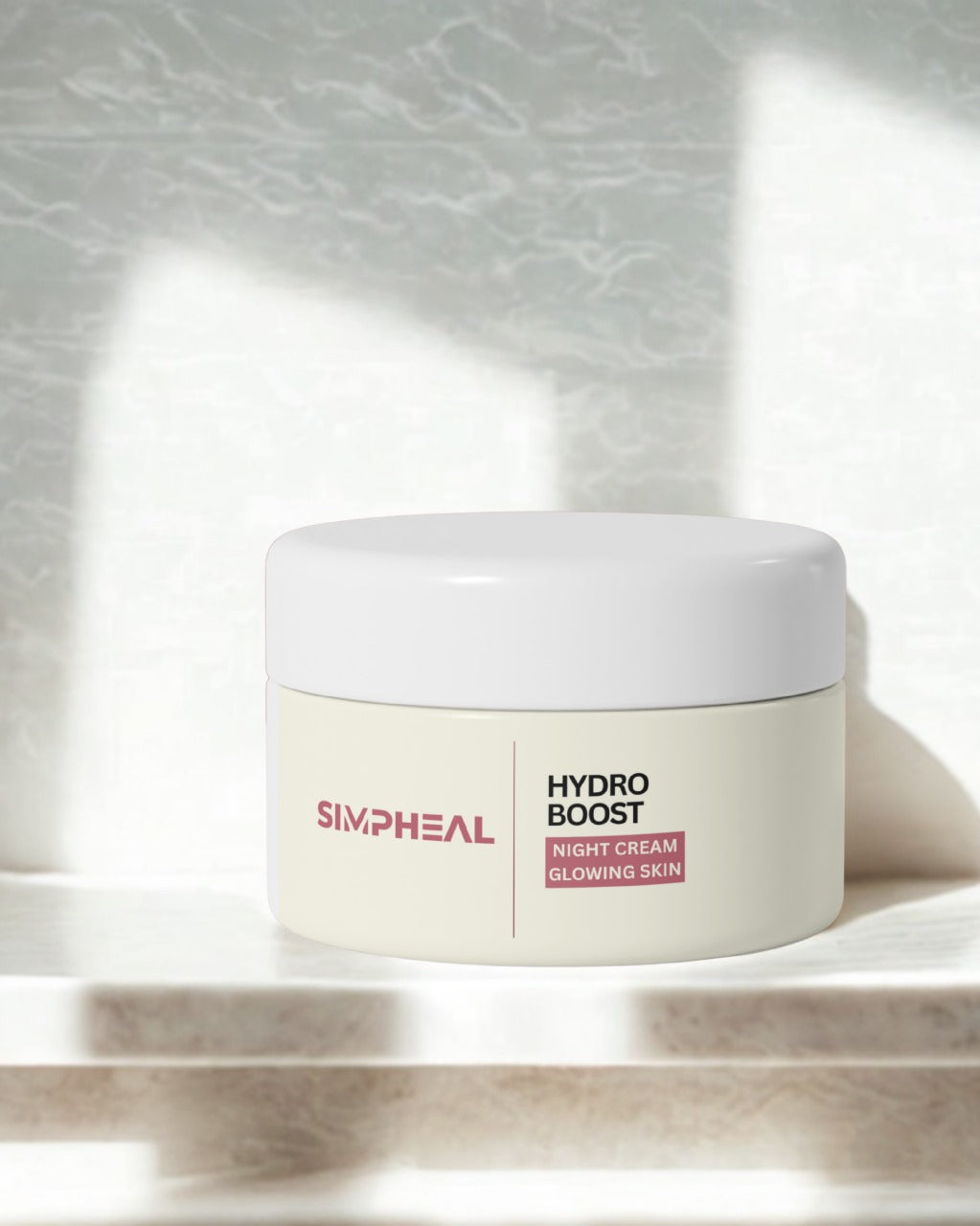 Simpheal Green Tea & Licorice Night Cream | Hydration + Gentle Exfoliation | For Oily & Combination Skin | 50ml