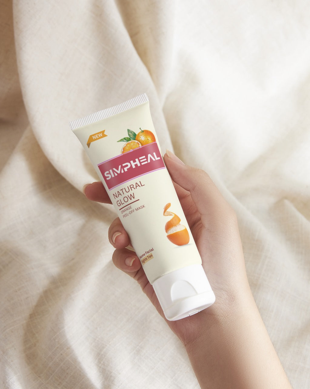 Simpheal Turmeric & Saffron Ubtan Peel-Off Jelly Mask – Brightening & Dark Spot Removal