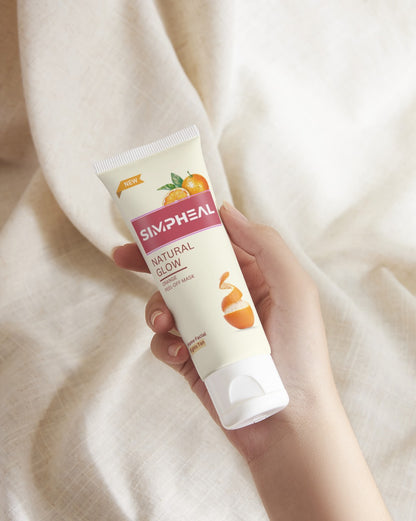 Simpheal Turmeric & Saffron Ubtan Peel-Off Jelly Mask – Brightening & Dark Spot Removal