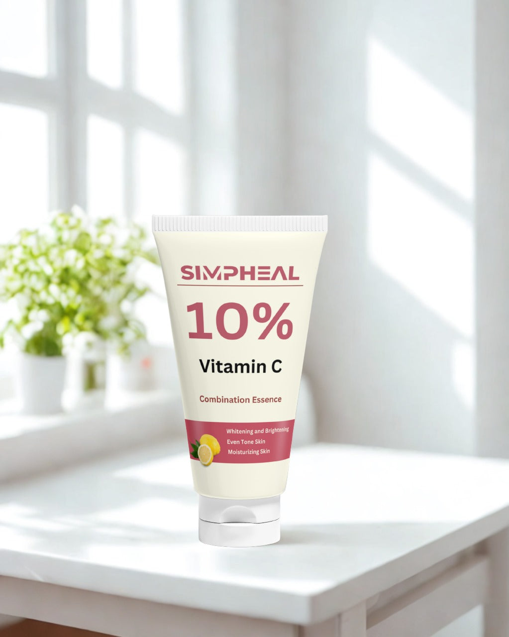 Simpheal Advance Vitamin C Face Serum | Hyaluronic Acid & Papaya Extract | Brightening & Anti-Pigmentation | 30ml